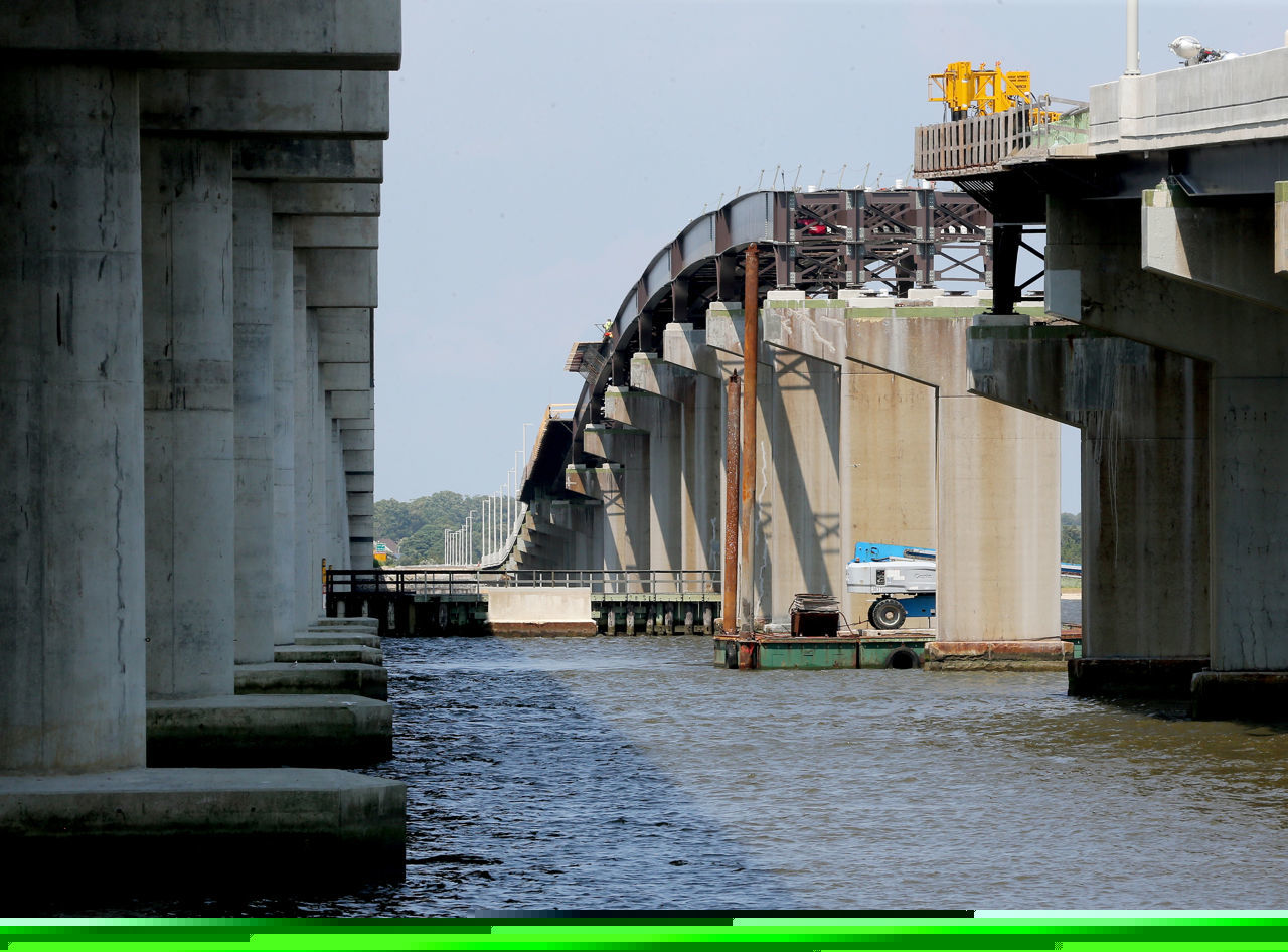 Construction Parkway Bridge Bike Path